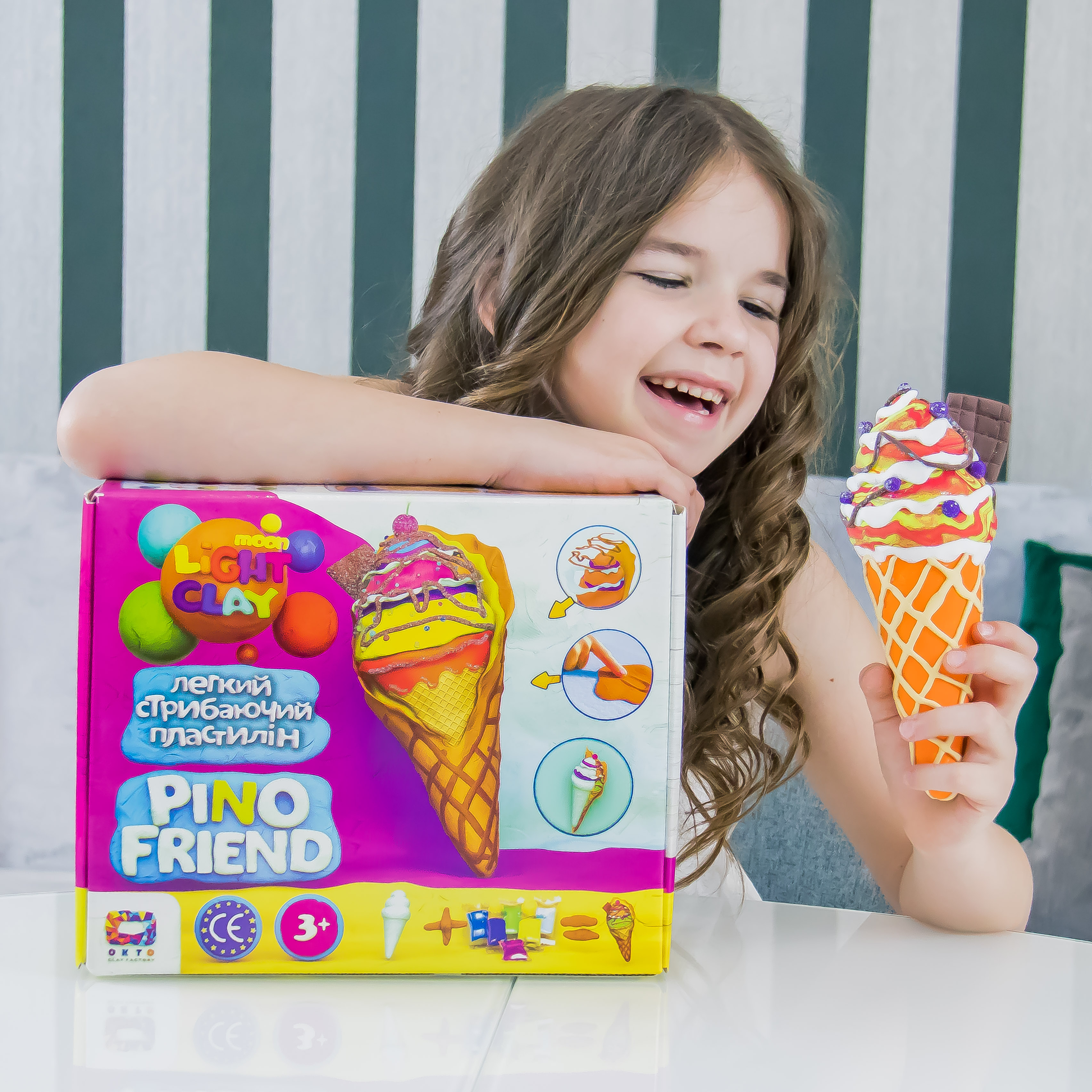 Knete Modellierung Knetmasse Kinder Spielzeug Geschenk Idee Pino Friend Icy